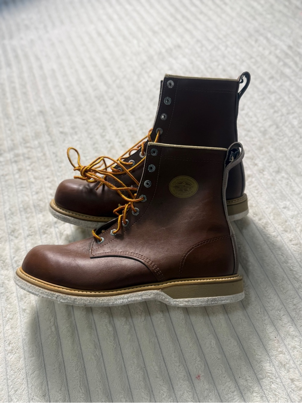 Vintage Weinbrenner Wood N Stream Wading Boots Sz 12 USA
